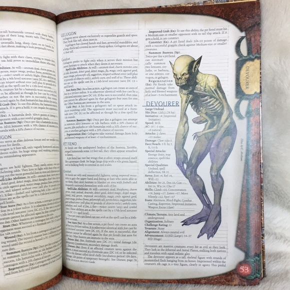 Dungeons & Dragons D&D Monster Manual Core Rulebook 3 Copyright 2000 - Picture 5 of 16